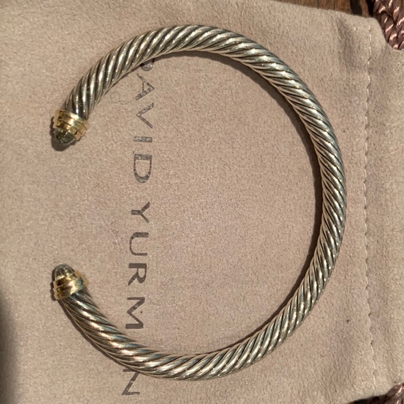 David Yurman Cable Classics Bracelet with 14K Gold - Picture 5 of 8